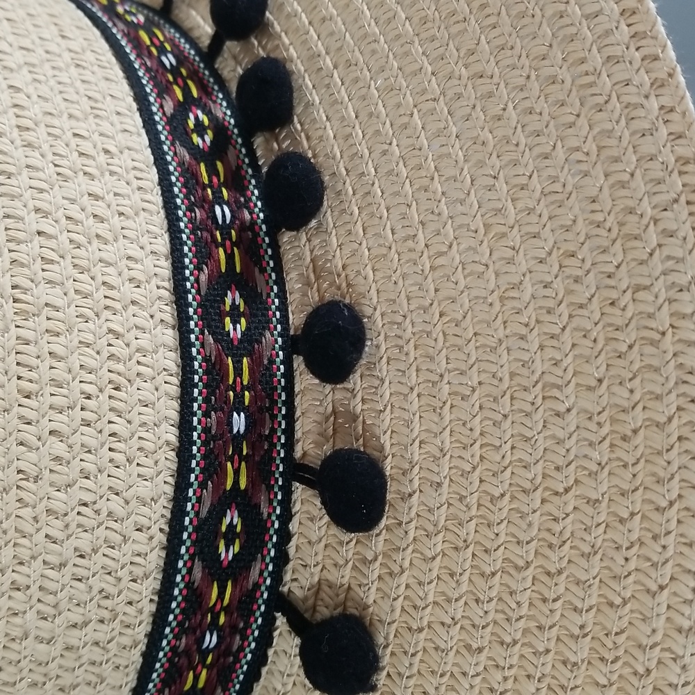 Women's Bohemian Straw Hat - Picture 6 of 8